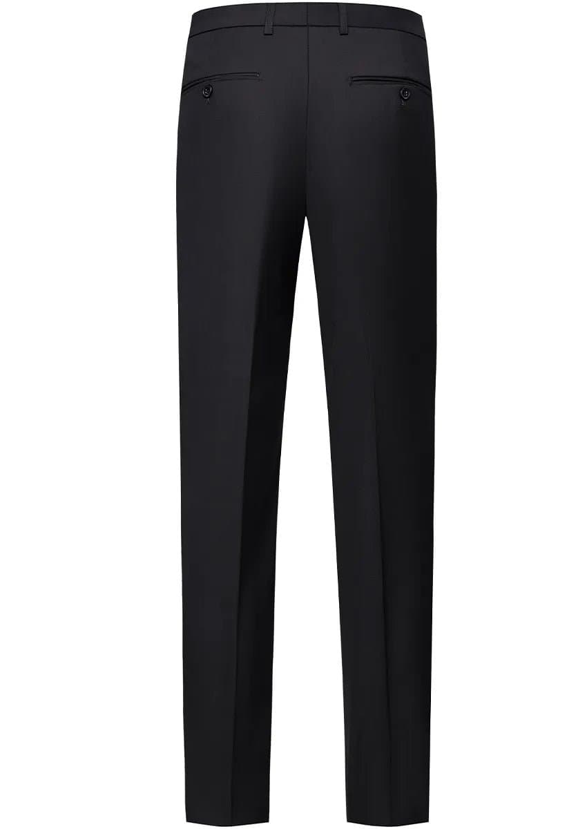 Obsidian Pantheon Black & Gold Jacquard 3-Piece Slim Fit Tuxedo Jacket Vest Trousers