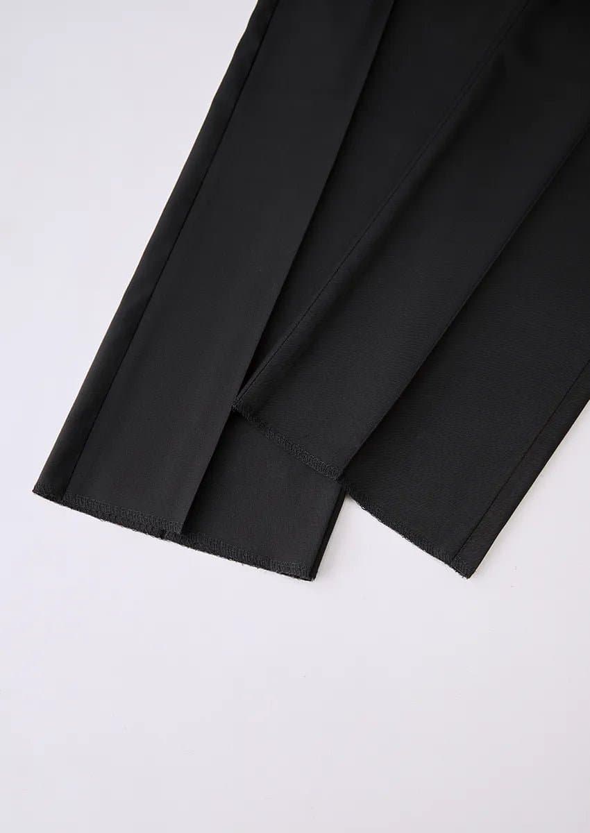 Obsidian Pantheon Black & Gold Jacquard 3-Piece Slim Fit Tuxedo Jacket Vest Trousers