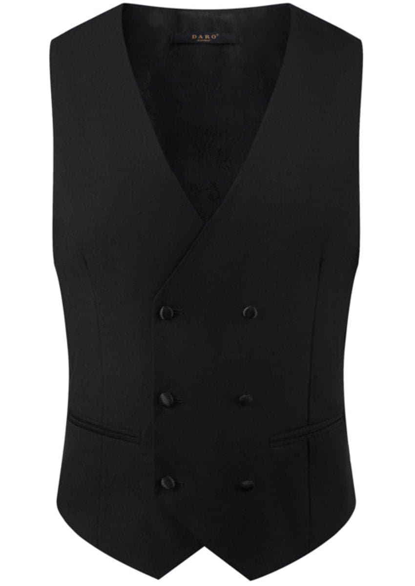 Midnight Mosaic Black & Gold Crystal Peak Lapel 3-Piece Slim Fit Tuxedo Set