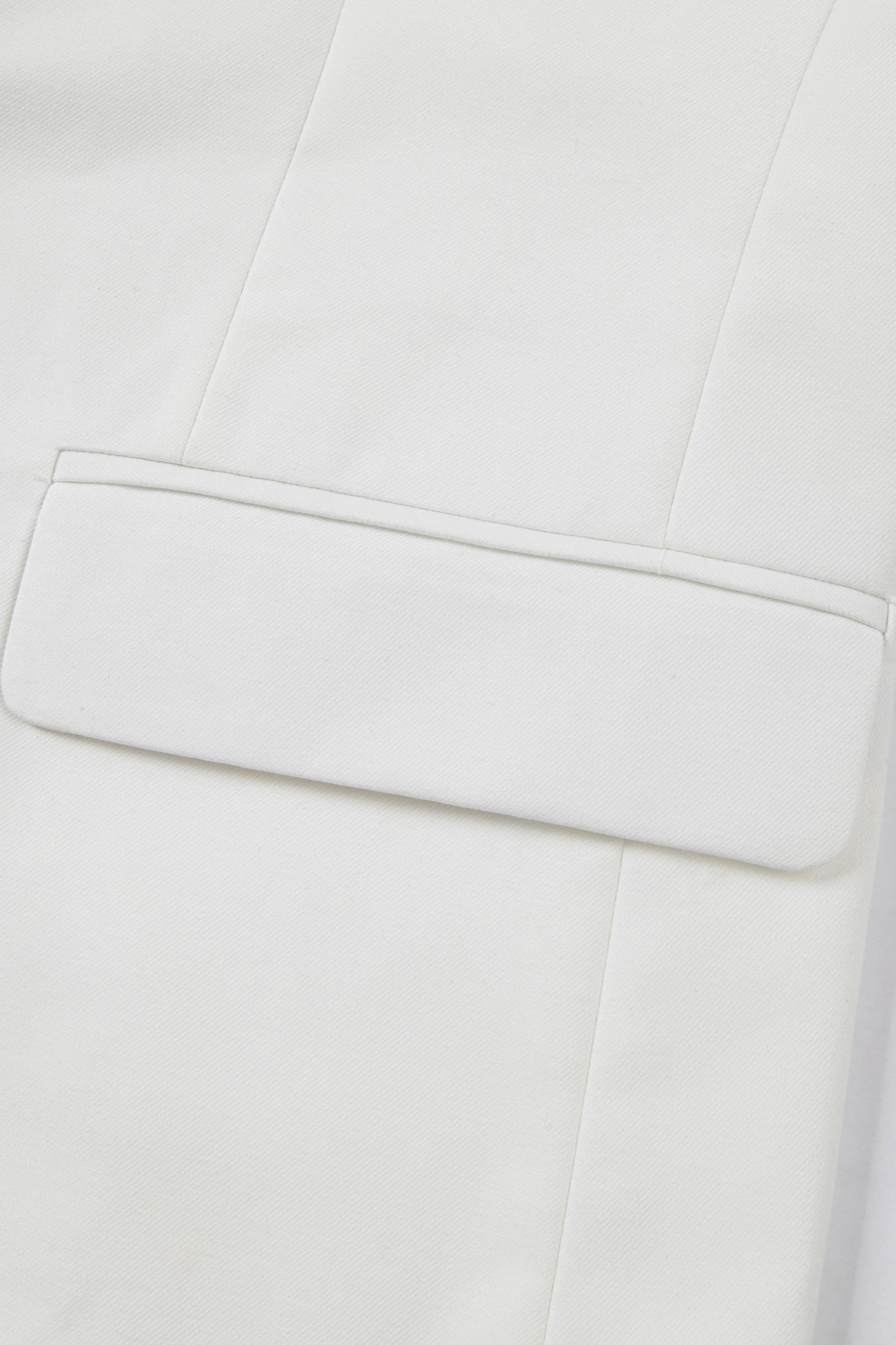 Alabaster Horizon White Black Satin Shawl Collar 3-Piece Slim Fit Tuxedo Set