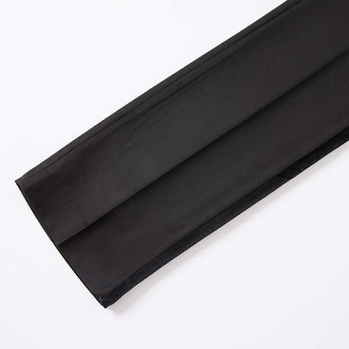 Black Stardust & Velvet Double-Breasted Tuxedo Set Jacket and Trousers 2-Piece Slim Fit
